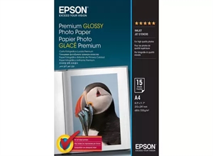 Epson Premium Glossy Photo Paper 255 g/m² - A4 - 15 листа