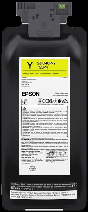 Epson Yellow касета с мастило for Epson ColorWorks C8000